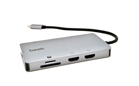 Beek 8 in 1 USB Tip C Docking Station&lt;br&gt;
Beek 8 in 1 Type C to Docking Station