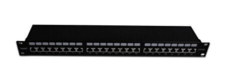 Beek 19  1U 24 port CAT6A STP Patch Panel, LSA/IDC 90 derece punch ISO11801 Class Ea&lt;br&gt;
Beek 19  1U CAT6A STP Patch Panel, LSA/IDC 24-port 90 degree punch ISO11801 Class Ea