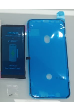 Erdo Ticaret iPhone 11 Pro Max Uyumlu Batarya + Sıvı Bandı + Alt 2 Adet Vida ERDOTICA