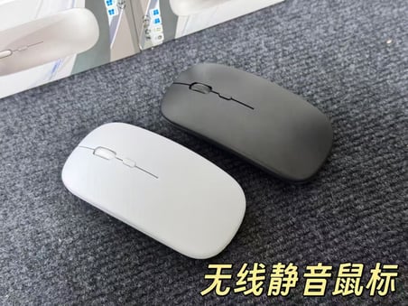 Erdo Ticaret ️ Kablosuz Sessiz Mouse – Slim Tasarım USB Alıcılı (Beyaz) ERDOTICA