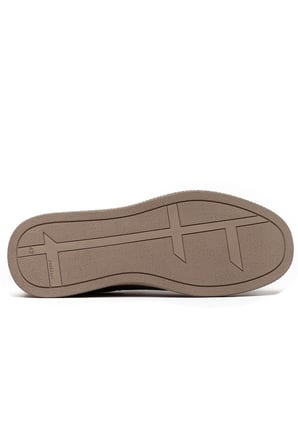 Erkek Nubuk Hakiki Deri Kalın Tabanlı Sneaker