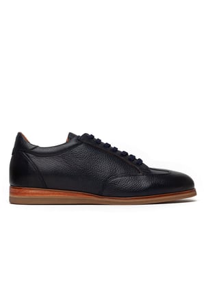 Erkek Hakiki Deri Rubber Taban Sneaker