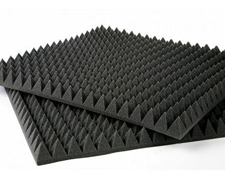 70mm Yanmaz Akustik Piramit Sünger 50Dns 100cm x 100cm