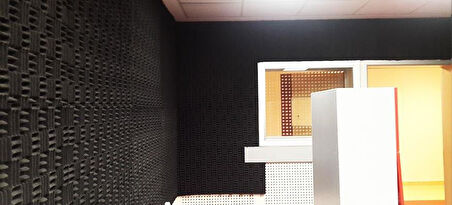 Yapışkanlı Yanmaz Akustik Sünger40mm 50Dns 100cm x 100cm