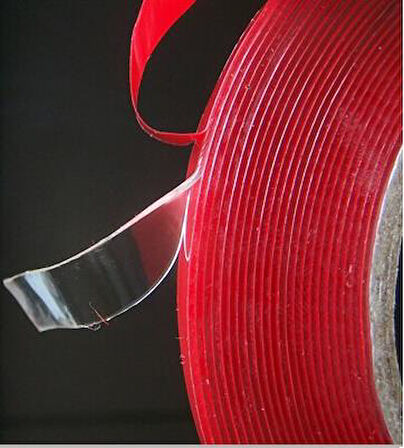 Silikon Şeffaf Çift Taraflı Bant 12mm x 33mt