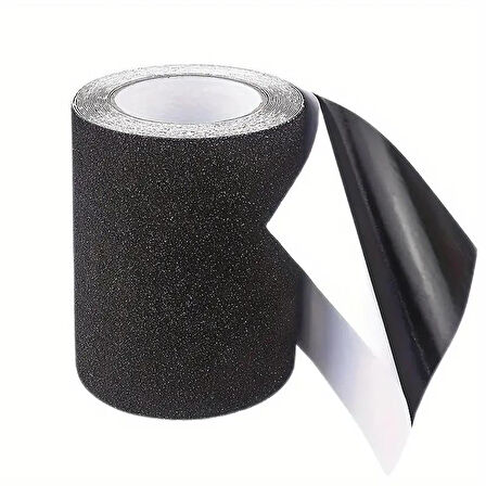 Siyah Merdiven Ve Zemin Kaydırmaz Kaymaz Bant 100mm X 25mt