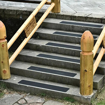 Siyah Merdiven Ve Zemin Kaydırmaz Kaymaz Bant 100mm X 25mt