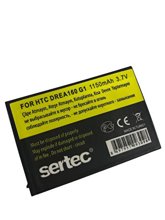 HTC   G1 Dream / DREA160 Uyumlu Batarya