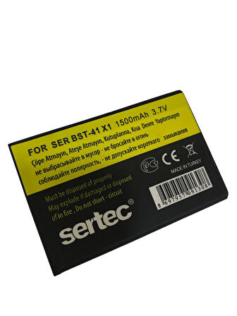 SONY / ERİCSON  SR-BST-41 / X1 Uyumlu Batarya