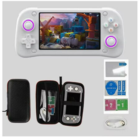 Ozmik XF43 Retro Oyun konsolu Emuelec 15000+Oyunlar Taşınabilir Video Oynatıcı 4.3 Inç