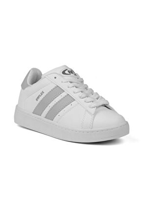 Unisex Beyaz Buz Bağcıklı Rahat Sneaker Günlük Spor Ayakkabı