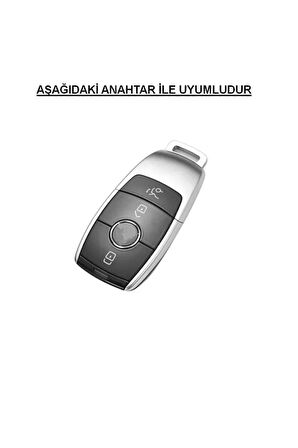 Mercedes C180 C200 W205 W213 E300 Ve B C E Sınıf Silikon Anahtar Kılıfı Kırmızı Renk