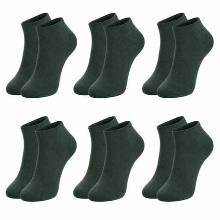Erkek Pamuklu Patik Çorap 6`lı Paket 39-44 | Dikişsiz Burun, Koku Karşıtı, Nefes Alan Kısa Konç Sneaker Çorabı