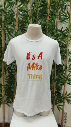 Erkek It Is A Mike Thing Baskılı Erkek T-shirt