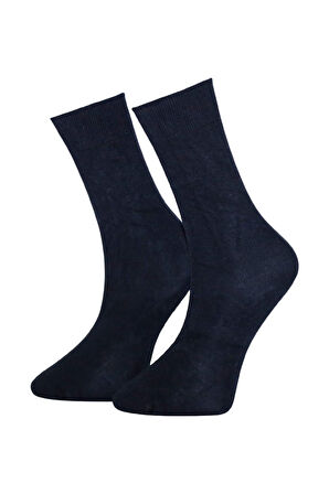 Erkek Lacivert Bambu Çorap 6'lı Premium Kutu