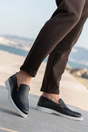 Premium Hakiki Deri Erkek Loafer Ayakkabı