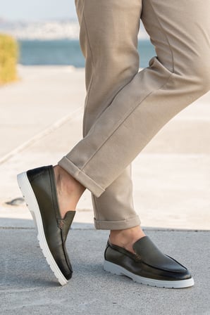 Premium Hakiki Deri Erkek Loafer Ayakkabı