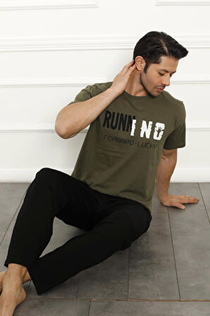 Nisanca Yazlık Kısa Kol %100 Pamuk Erkek Pijama Takımı - Babalar Günü Özel Seri