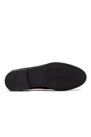 Erkek Hakiki Deri Rubber Taban Klasik Loafer Ayakkabı