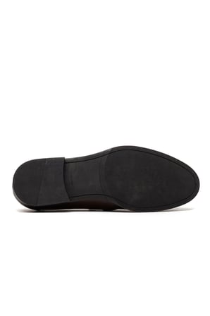 Erkek Hakiki Deri Rubber Taban Klasik Loafer Ayakkabı