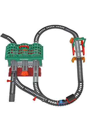 Ghk74 Thomas Ve Arkadaşları Knapford Istasyonu Oyun Seti Sür Bırak Trenli