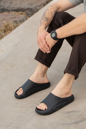 Kalın Tabanlı Konforlu Erkek EVA Terlik
