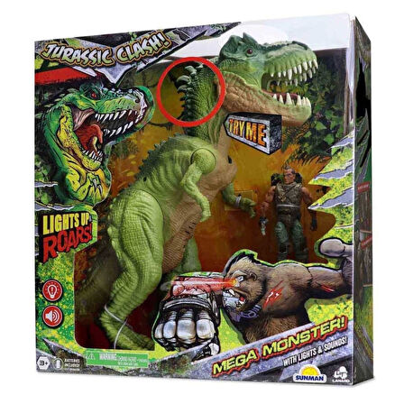 37087  Sesli ve Işıklı Dinazor Oyun Seti