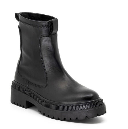  Kadın Hakiki Deri Streç Bot