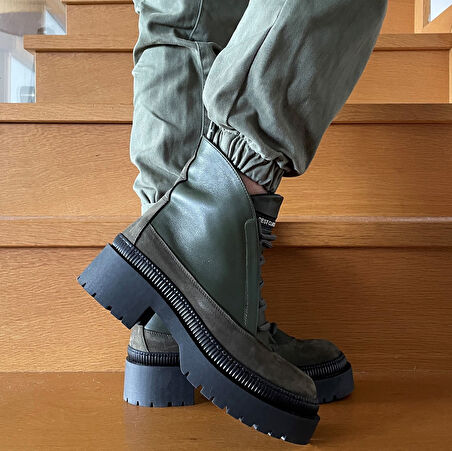 TwoEgoist Kadın Hakiki Deri Tasarım Bot