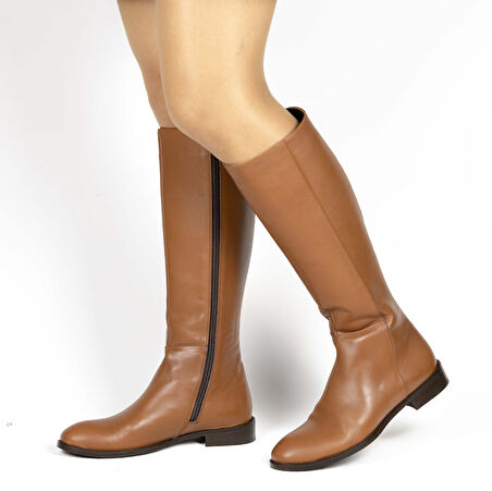 Kadın Hakiki Deri Klasik Çizme