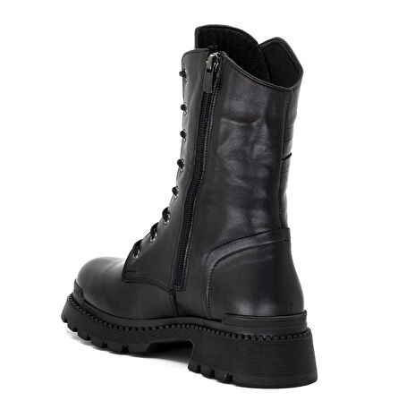 TwoEgoist Kadın Hakiki Deri Uzun Postal Bot