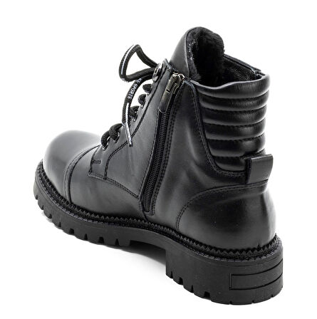 TwoEgoist Hakiki Deri Kadın Casual Postal Bot