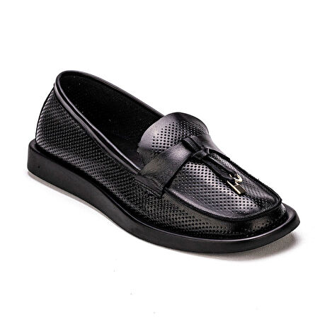 Kadın Hakiki Yumuşak Deri  Günlük Loafer Babet Ayakkabı