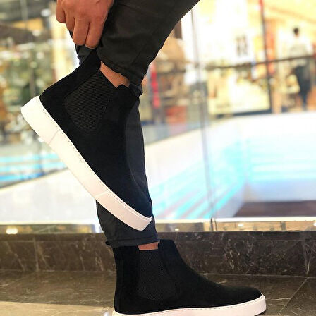 TwoEgoist Hakiki Süet Deri Chelsea Bot