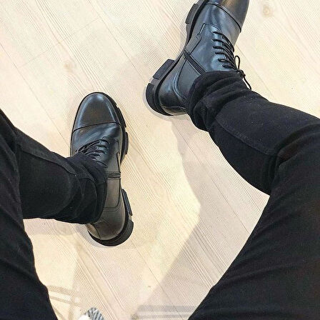 Erkek Hakiki Deri Postal Bot