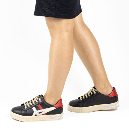 Kadın Bağcıklı Rahat Spor Günlük Ayakkabı Sneakers