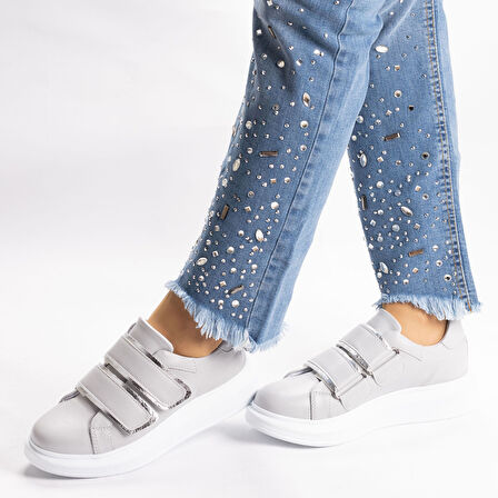 Kadın Günlük Spor Kalın Tabanlı  Ayakkabı