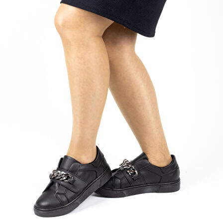 Kadın Cırtlı Rahat Spor Günlük Ayakkabı