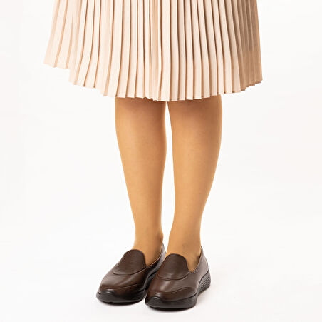 TwoEgoist Kadın Hakiki Deri Anatomik Hafif Konfort Günlük Ayakkabı