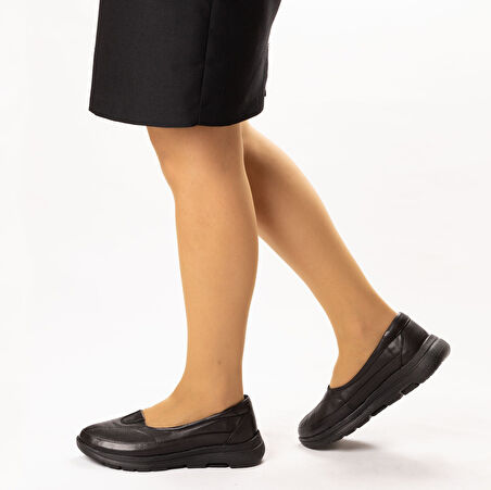 TwoEgoist Kadın Hakiki Deri Anatomik Hafif Konfort Günlük Ayakkabı