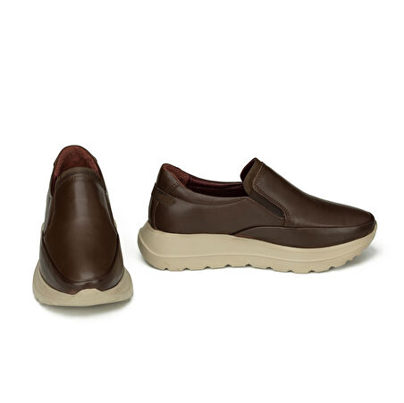 TwoEgoist Kadın Hakiki Deri Dolgu Tabanlı Hafif Tasarım Anatomik Casual Ayakkabı