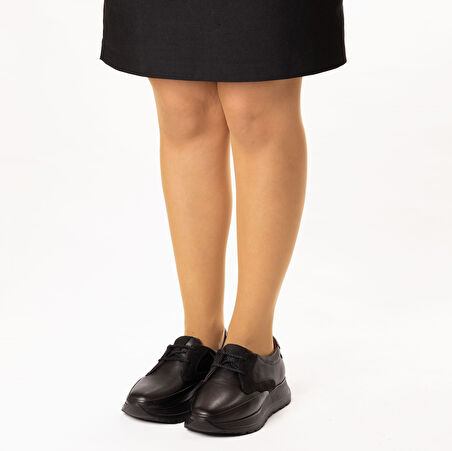 TwoEgoist Kadın Hakiki Deri Dolgu Tabanlı Hafif Tasarım Anatomik Günlük Konfort Ayakkabı