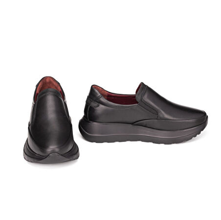 TwoEgoist Kadın Hakiki Deri Dolgu Tabanlı Hafif Tasarım Anatomik Casual Ayakkabı