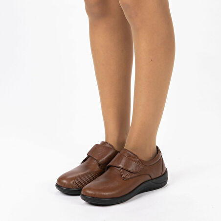 Kadın Deri Anatomik Topuk Dikeni Kemik Çıkıntısı Komfort Ayakkabı