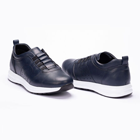 Erkek Sneakers Hakiki Deri Anatomik Tabanlı Hafif Ayakkabı