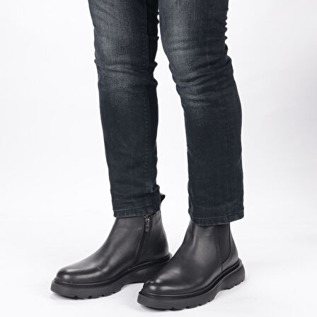 TwoEgoist Erkek Hakiki Deri ve Nubuk Deri Eva Taban Hafif Tasarım Bot