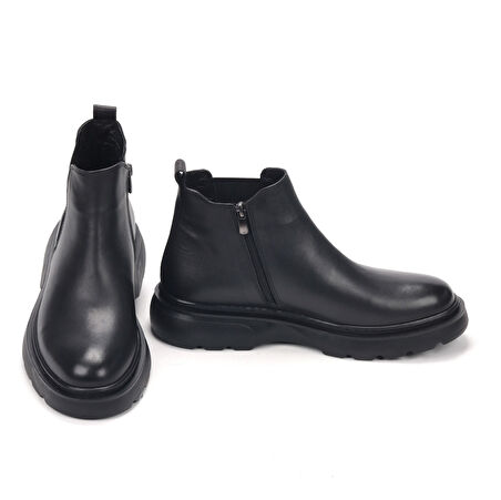 TwoEgoist Erkek Hakiki Deri ve Nubuk Deri Eva Taban Hafif Tasarım Bot