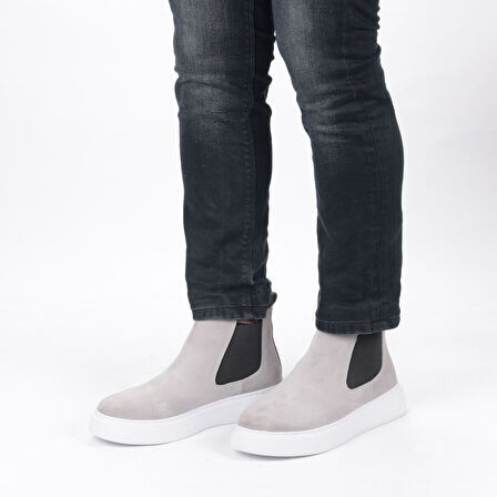 TwoEgoist Hakiki Süet Deri Chelsea Bot