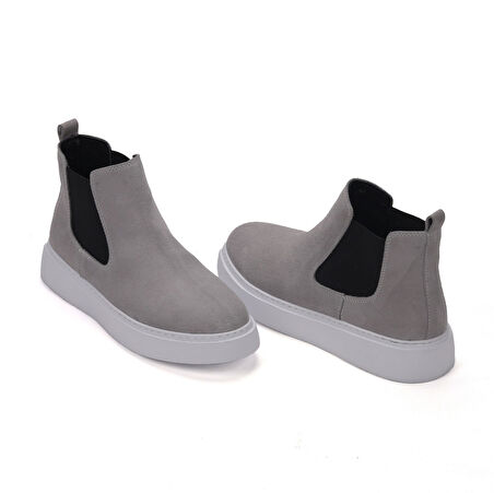 TwoEgoist Hakiki Süet Deri Chelsea Bot