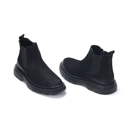 TwoEgoist Erkek Hakiki Deri ve Nubuk Deri Eva Taban Hafif Tasarım Bot